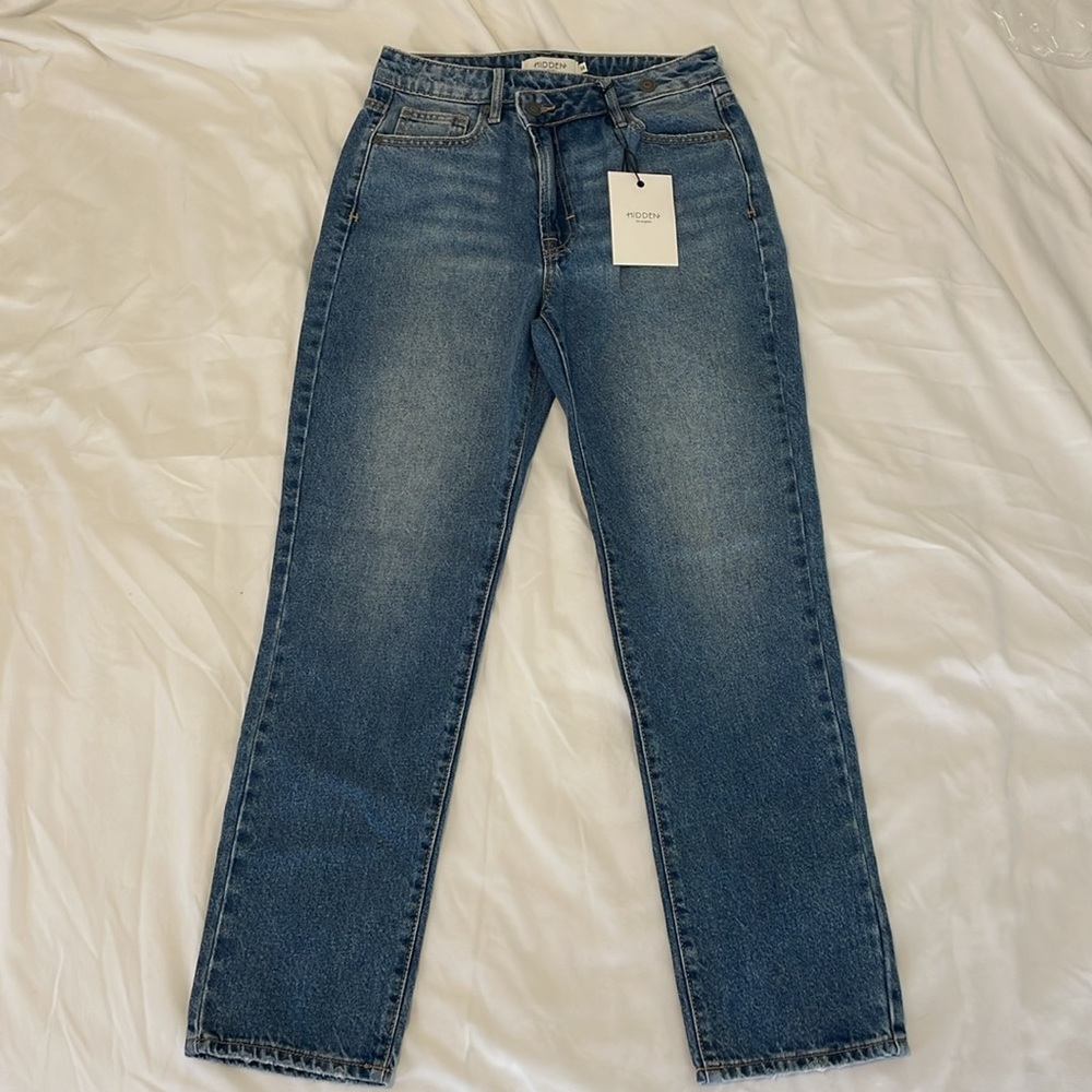 NWT Vici Tracey High Rise Straight Jeans